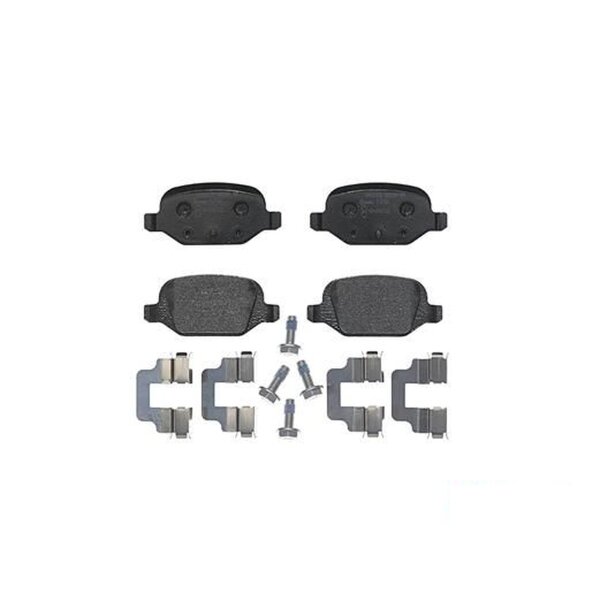 Brake pad set disc brake 14 mm BREMBO for e.g. LANCIA YPSILON