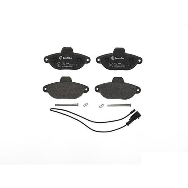 Brake pad set disc brake 17 mm BREMBO for FIAT PUNTO and others