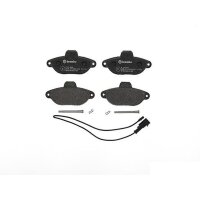 Brake pad set disc brake 17 mm BREMBO for FIAT PUNTO and...