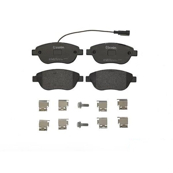 Brake pad set disc brake 19 mm BREMBO for e.g. FIAT MULTIPLA