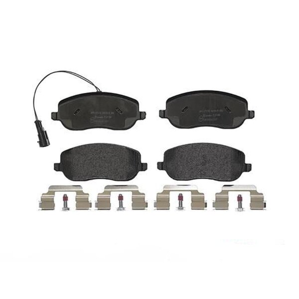 Brake pad set disc brake 19 mm BREMBO suitable for FIAT CROMA