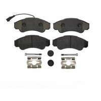 Brake pad set disc brake 19 mm BREMBO for FIAT DUCATO and...