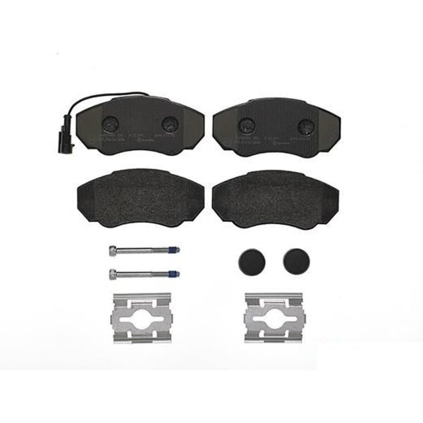 Brake pad set disc brake 19 mm BREMBO for FIAT DUCATO and others