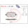 Bremsbelagsatz Scheibenbremse 16 mm BREMBO für LANCIA YPSILON