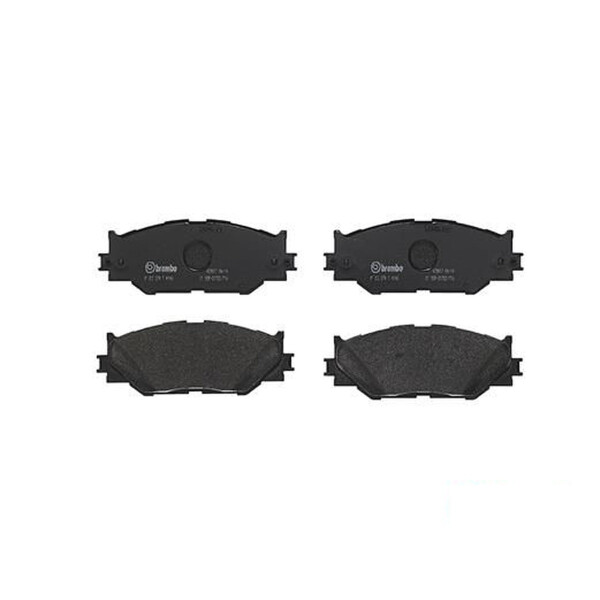 Brake pad set disc brake 18 mm BREMBO suitable for e.g. LEXUS IS