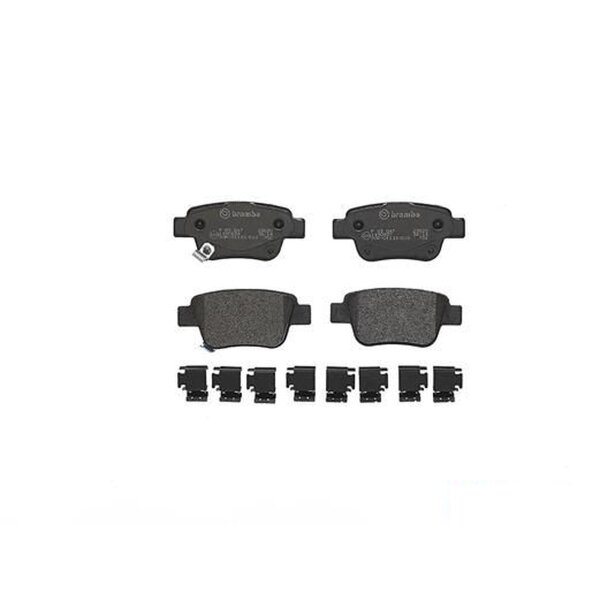 Brake pad set disc brake 17 mm BREMBO for TOYOTA AVENSIS and others
