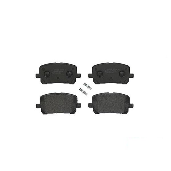 Brake pad set disc brake 17 mm BREMBO for e.g. TOYOTA AVENSIS