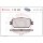 Brake pad set disc brake 17 mm BREMBO suitable for e.g. TOYOTA CAMRY