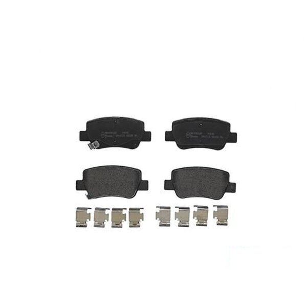 Brake pad set disc brake 17 mm BREMBO for TOYOTA AVENSIS and others