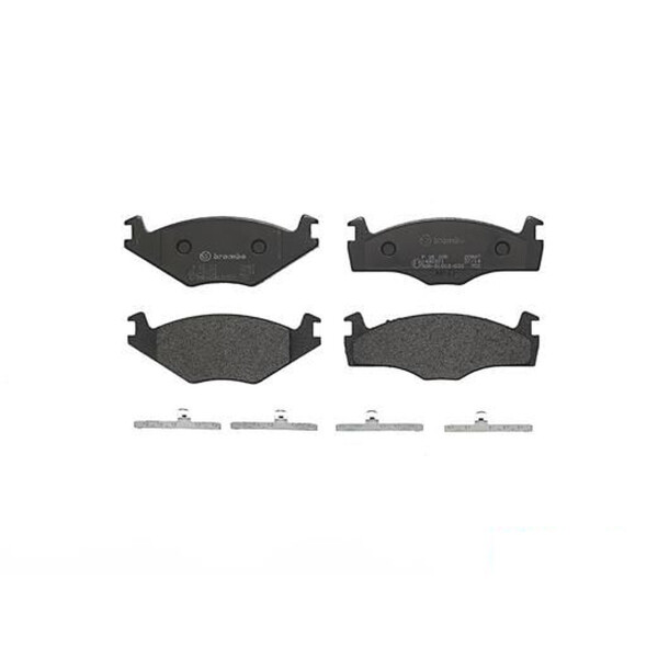 Brake pad set disc brake 15 mm BREMBO suitable for e.g. VW GOLF