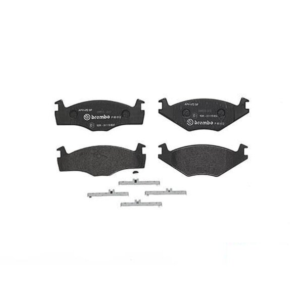Brake pad set disc brake 20 mm BREMBO suitable for e.g. VW GOLF