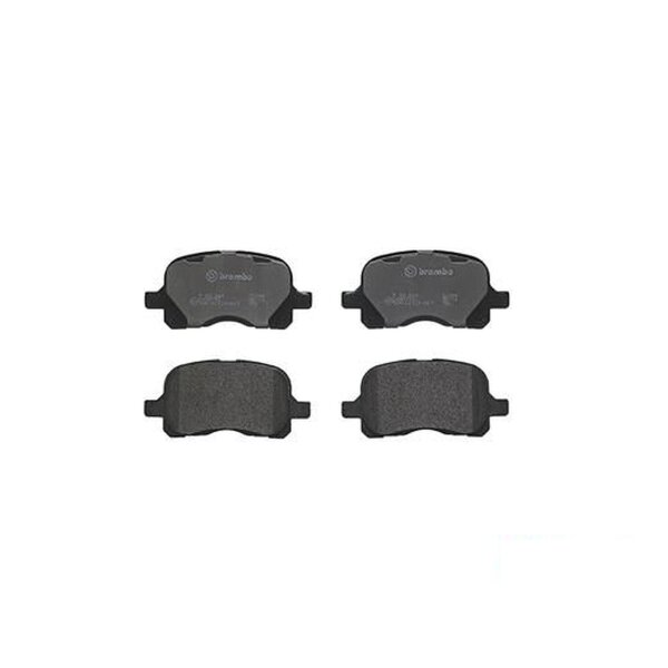 Brake pad set disc brake 17 mm BREMBO for e.g. TOYOTA COROLLA