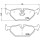 Bremsbelagsatz Scheibenbremse 16 mm BREMBO für u.a. SAAB 9-5