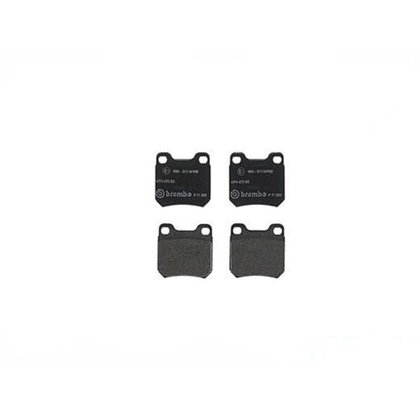 Brake pad set disc brake 15 mm BREMBO suitable for e.g. SAAB 9-5