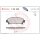 Brake pad set disc brake 16 mm BREMBO for TOYOTA AVENSIS and others