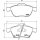 Brake pad set disc brake 18 mm BREMBO for TOYOTA AVENSIS and others