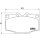 Brake pad set disc brake 16 mm BREMBO suitable for e.g. TOYOTA LAND