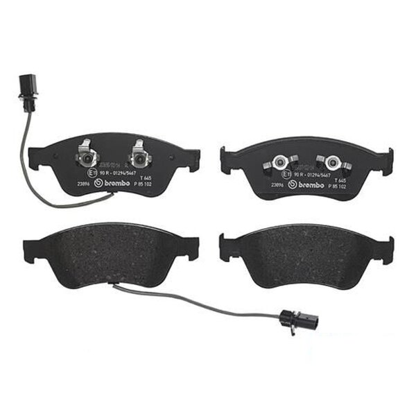 Brake pad set disc brake 21 mm BREMBO suitable for e.g. AUDI A8