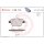 Brake pad set disc brake 18 mm BREMBO for e.g. SKODA OCTAVIA