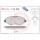 Brake pad set disc brake 21 mm BREMBO for IVECO DAILY and others