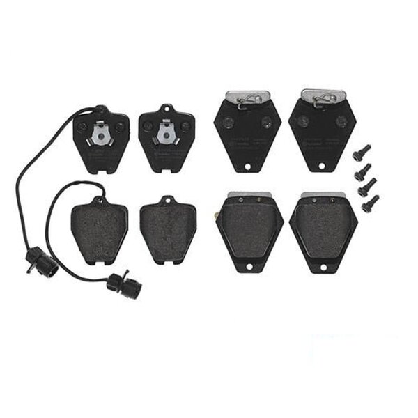 Brake pad set disc brake 19 mm BREMBO suitable for e.g. AUDI A8