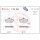 Brake pad set disc brake 20 mm BREMBO suitable for e.g. AUDI A4