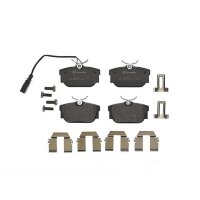 Brake pad set disc brake 17 mm BREMBO for e.g. VW...