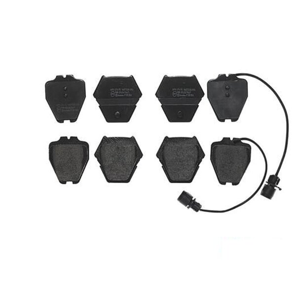 Brake pad set disc brake with wear warning contact BREMBO for AUDI A8