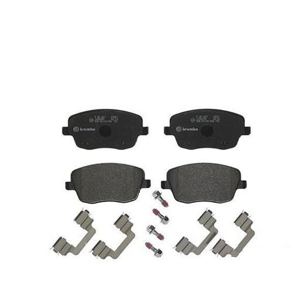 Brake pad set disc brake 19 mm BREMBO for e.g. SKODA ROOMSTER