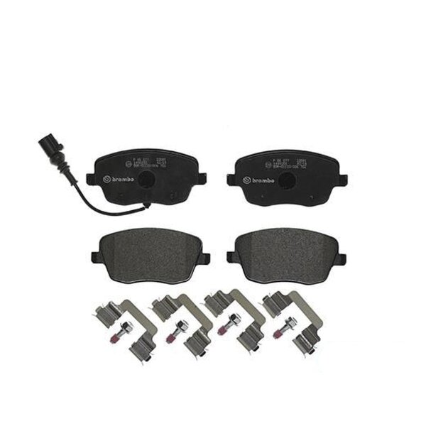 Brake pad set disc brake 19 mm BREMBO for e.g. SKODA ROOMSTER