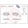 Brake pad set disc brake 19 mm BREMBO for e.g. SKODA ROOMSTER