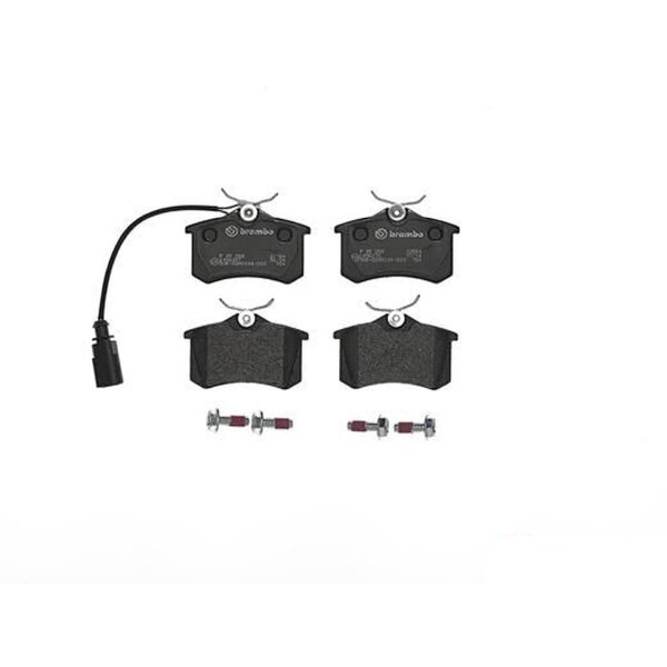 Brake pad set disc brake 17 mm BREMBO suitable for e.g. VW SHARAN