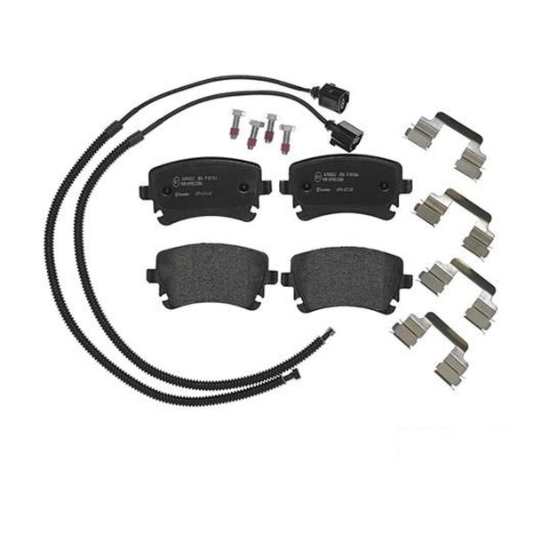 Brake pad set disc brake 18 mm BREMBO suitable for e.g. VW PHAETON