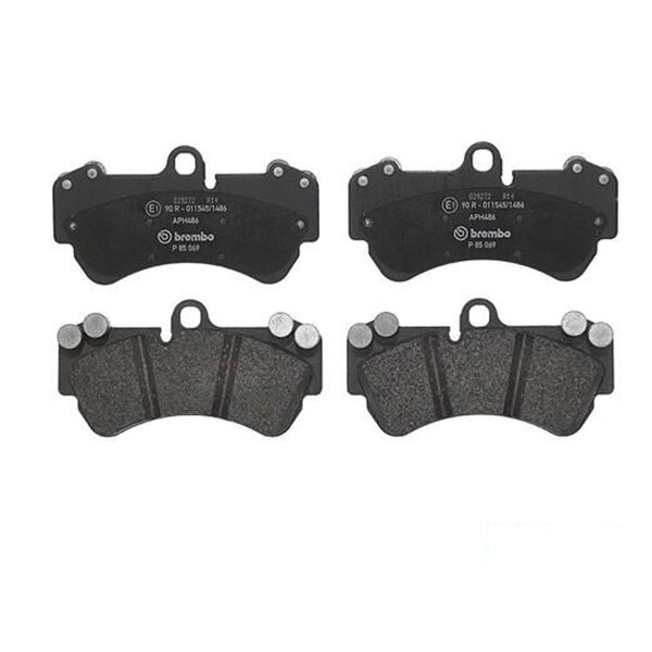 Bremsbelagsatz Scheibenbremse 17 mm BREMBO für u.a. VW TOUAREG