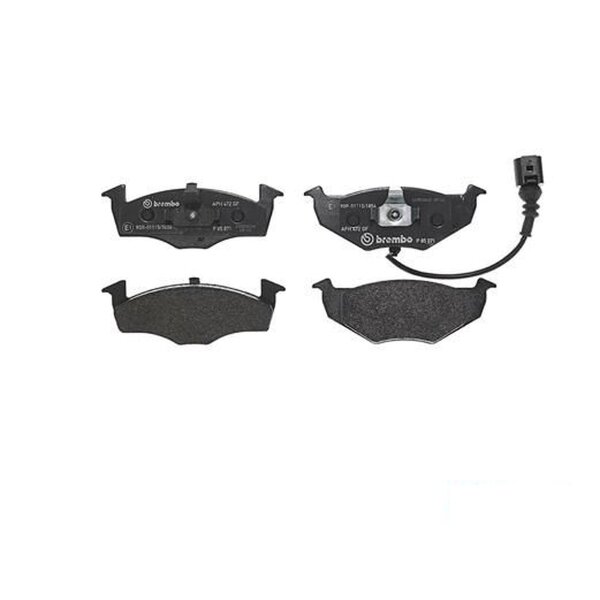 Brake pad set disc brake 17 mm BREMBO suitable for e.g. SKODA FABIA