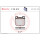 Brake pad set disc brake 15 mm BREMBO suitable for e.g. OPEL OMEGA