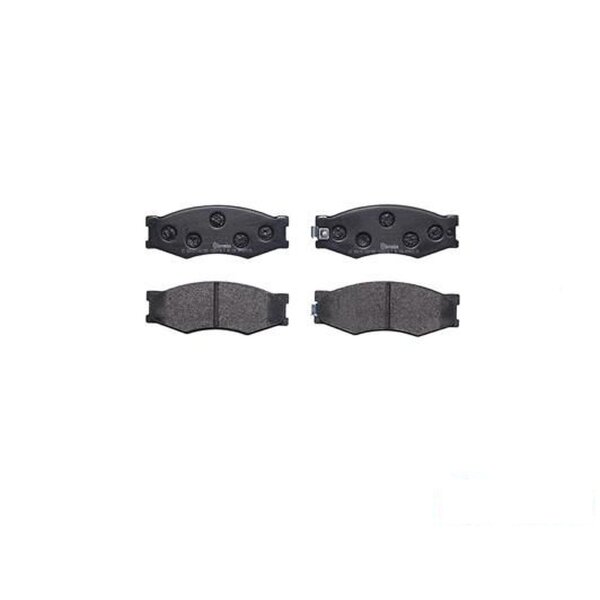 Brake pad set disc brake 17 mm BREMBO suitable for e.g. NISSAN PICK