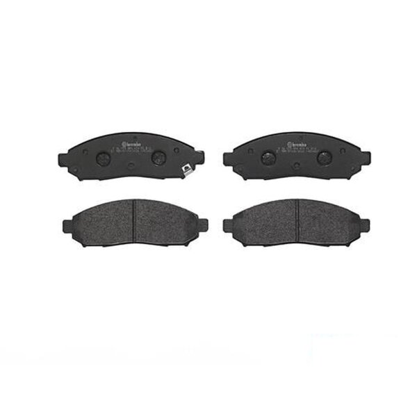 Brake pad set disc brake 17 mm BREMBO for e.g. NISSAN NAVARA
