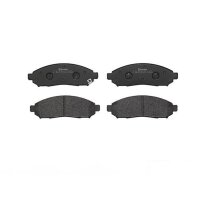 Brake pad set disc brake 17 mm BREMBO for e.g. NISSAN NAVARA