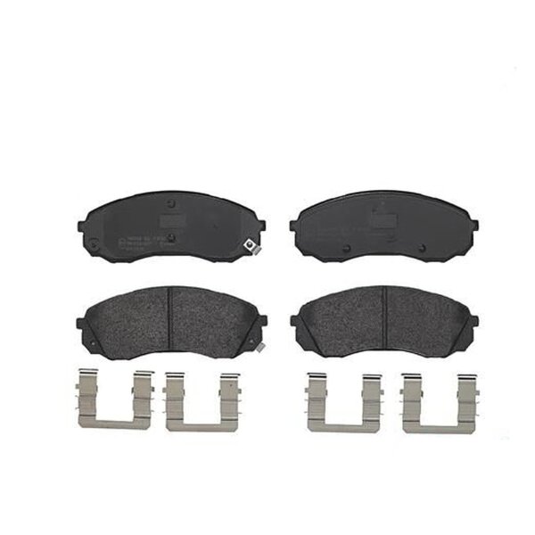 Brake pad set disc brake 18 mm BREMBO suitable for e.g. HYUNDAI H-1