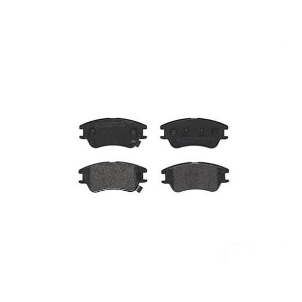 Brake pad set disc brake 17 mm BREMBO suitable for HYUNDAI ATOS