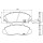 Brake pad set disc brake 17 mm BREMBO suitable for e.g. HONDA ACCORD