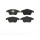 Brake pad set disc brake 20 mm BREMBO suitable for e.g. VOLVO V60