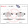 Brake pad set disc brake 20 mm BREMBO suitable for e.g. VOLVO V60