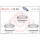 Brake pad set disc brake 17 mm BREMBO suitable for e.g. HONDA CIVIC