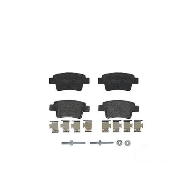 Brake pad set disc brake 18 mm BREMBO suitable for e.g. OPEL CORSA