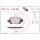 Bremsbelagsatz Scheibenbremse 14 mm BREMBO für u.a. OPEL TIGRA