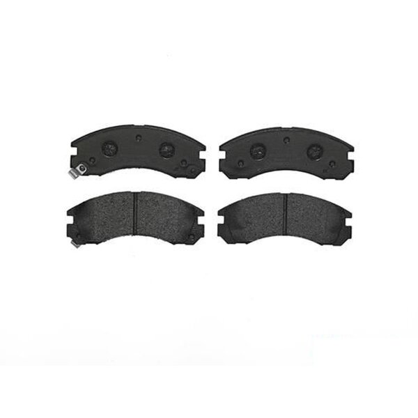 Brake pad set disc brake 16 mm BREMBO for e.g. MITSUBISHI PAJERO