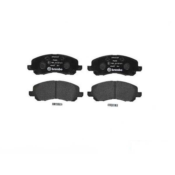 Brake pad set disc brake 16 mm BREMBO for e.g. MITSUBISHI LANCER