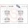 Brake pad set disc brake 14 mm BREMBO suitable for e.g. RENAULT 21